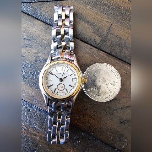 🇺🇸 2004 USA Olympic Hamilton ladies watch. Great collector item. - Picture 15 of 16
